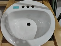 Oval Bathroom Sink    2854