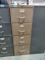 Tan 4 Drawer Filing Cabinet     2904