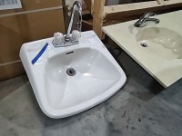 Bathroom Porcelain Sink w\/Faucet    2856