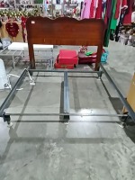 Curvy full\/queen headboard with rails 2844