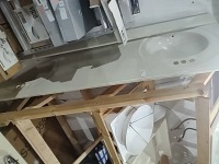 Jack n Jill sinks w\/countertop  23\