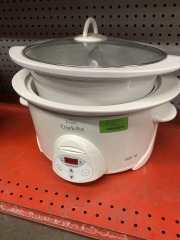 Crock Pot Large Slow Cooker -Single and Dual Pot All In On