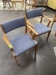MCM Danish Teak Captains Chair (each)