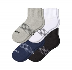 3006 R9 | BOMBAS Women's Quarter Sock Multicolor 4-Pack