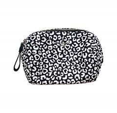 3046 O1 | KATE SPADE Chelsea Leopard Heart Medium Cosmetic Case