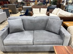 Grey Micro Fiber Sleeper Sofa