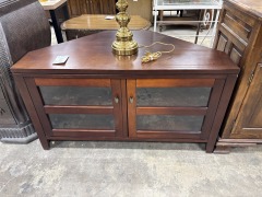 Corner Cabinet w\/ glass doors