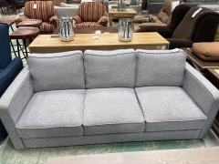 Small Grey Tweed Sofa