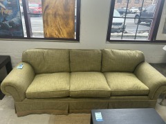 Large Green Custom Sofa