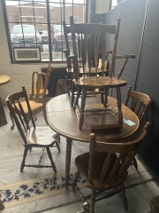 Dinette Table and 6 Chairs