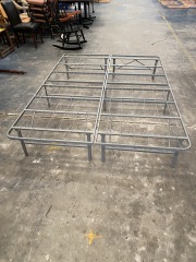 Two Piece Queen Platform Bed Frame