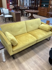 YELLOW CLICK-CLACK SOFA