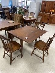 Hitchcock Table 3 chairs