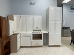 White New 8 pc Cabinets