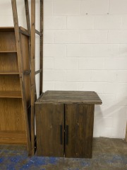 Wood IKEA Cabinet Shelf (AS IS: Missing Hardware)