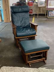1998 Towne Square Emerald Leather Glider