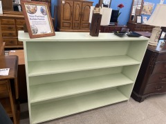 Large Green Bookcase