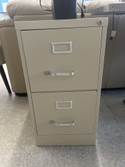Metal 2 Drawer File Cabinet