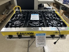 VIKING 6 BURNER COOKTOP - PROPANE