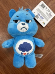 Grumpy Care Bear Plush Keychain