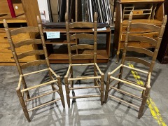 Wood High Back Chairs       2916