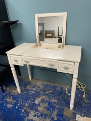 Quaint Vanity Desk with Outlets