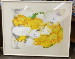 Original Fran Stocket Mixed Media Art