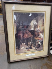 Stable Courtyard Framed Art