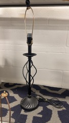 Metal Twisted Cage Lamp