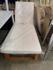 Wood Outdoor Chaise Lounge