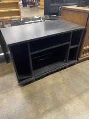 Plain Black TV Stand