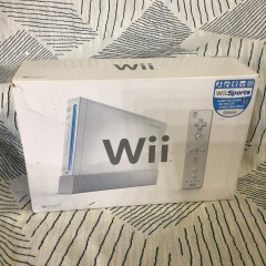 Nintendo Wii Video Game Console RVL-001 White *UNTESTED SOLD AS IS*
