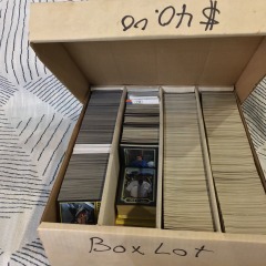 Box Lot of assorted trading cards