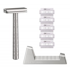 2853 O5 | HENSON SHAVING AL13 Razor Set & Stand