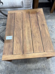 Slatted Square Coffee Table