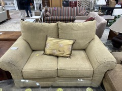 Bassett-Alexander Roll Arm Love Seat