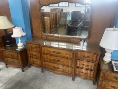 French Provincial Dresser w\/ Mirror