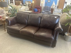 Pristine Leather 3 Seater