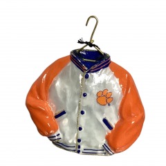 Joy To The World Clemson Jacket Ornament