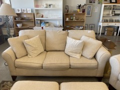 Beige 3 Seater Couch