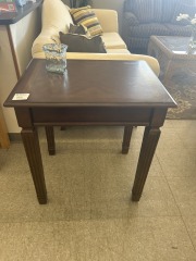 Tall Wooden Side Table