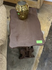 Cute Dark Wood Magazine Table