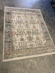 Nicole and Ivery Gray 5x7ft Rug