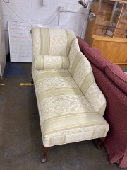 Chic Tapestry Chaise Lounge