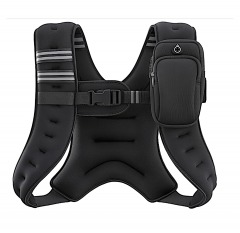 3116 BLK8 | ZELUS Weighted Reflective Stripe Vest