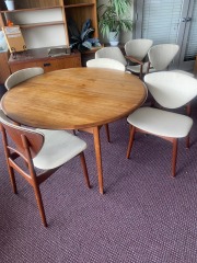 Arne Hovmand Olsen Teak Table and 8 Chairs