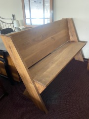 Handmade Walnut Bench