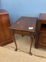 Curved Leg Side Table