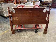 Traditional Cherry Finish Queen\/Full Headboard