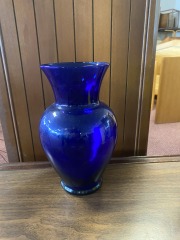 Cobalt Blue Vase 10.5\